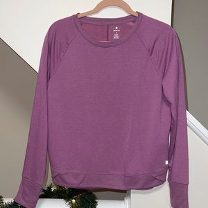 Purple Apana Long-Sleeve Top